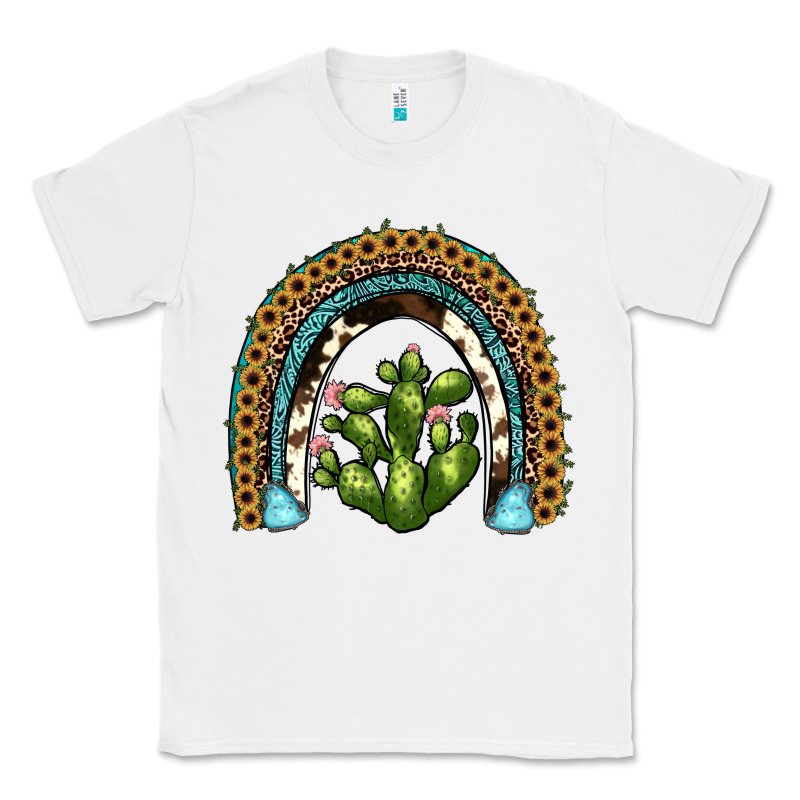 Cactus Rainbow Classic Tee by JahusDesignShop | Teevron