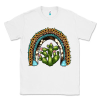 White cactus rainbow Classic Tee - JahusDesignShop