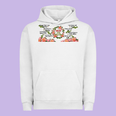 Mom Daily Affirmation Urban Hoodie Designed By Tumblerdesignbyshophia