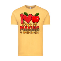 Vintage Mustard 100 days of making a difference Vintage Tee - Artiststas