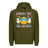 Army Green schools out for summer Premium Hoodie - JahusDesignShop