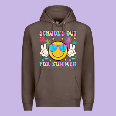 Schools Out For Summer Premium Hoodie Designed By Jahusdesignshop