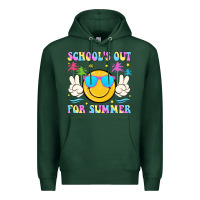 Sports Green schools out for summer Premium Hoodie - JahusDesignShop