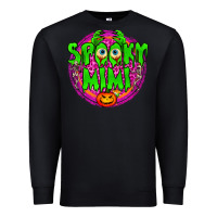 Black spooky mimi Premium Sweatshirt - BundleAndBundleShop