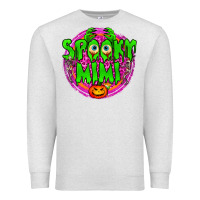 Oatmeal Heather spooky mimi Premium Sweatshirt - BundleAndBundleShop