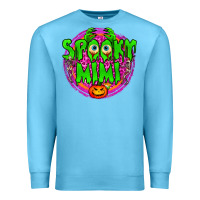 Ocean Blue spooky mimi Premium Sweatshirt - BundleAndBundleShop