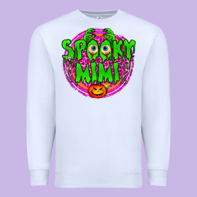 Spooky Mimi Premium Sweatshirt Designed By Bundleandbundleshop