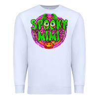 White spooky mimi Premium Sweatshirt - BundleAndBundleShop