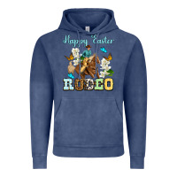 Vintage Denim Happy Easter rodeo Vintage Hoodie - OliviaCreatesArt