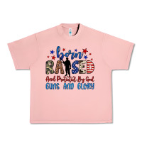 Salmon born raised and protected by god guns and glory Urban Heavy Tee - JahusDesignShop