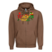 Chestnut black teacher magic juneteenth Zipper Hoodie - MaliasSmallBusiness