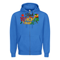 True Royal black teacher magic juneteenth Zipper Hoodie - MaliasSmallBusiness