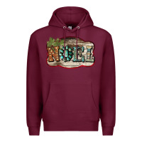 Burgundy christmas noel Premium Hoodie - Bettercallsaul