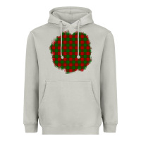 Moon Dust Christmas Tartan Patch Heavyweight Hoodie - BundleAndBundleShop