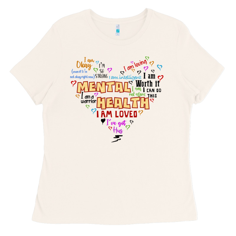 Mental Health Matters Ladies Tee by JahusDesignShop | Teevron