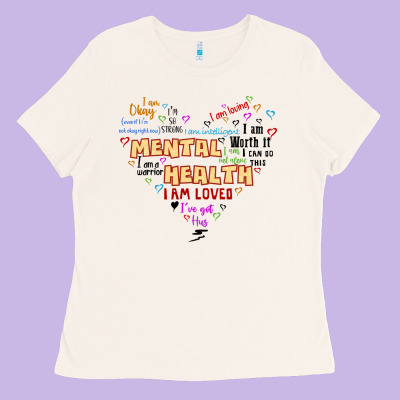 Mental Health Matters Ladies Tee Designed By Jahusdesignshop