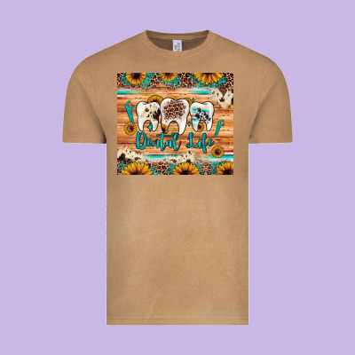 Dental Life Vintage Tee Designed By Jahusdesignshop