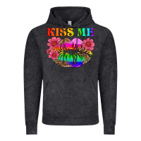 Vintage Black lgbtq kiss me Vintage Hoodie - HRA Design Shop