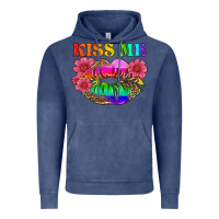Vintage Denim lgbtq kiss me Vintage Hoodie - HRA Design Shop