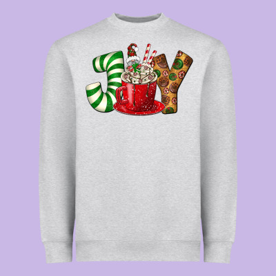 Joy Heavyweight Sweatshirt Designed By Bundleandbundleshop