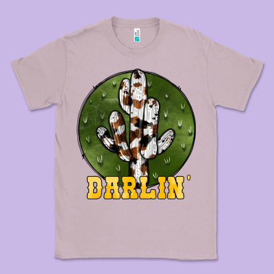 Cowhide Darlin Classic Tee Designed By Jahusdesignshop