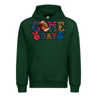 Forest Green Game day red and blue Urban Hoodie - HowdyJamesFarm