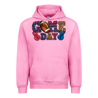 Fuchsia Pink Game day red and blue Urban Hoodie - HowdyJamesFarm