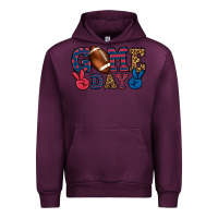 Mauve Wine Game day red and blue Urban Hoodie - HowdyJamesFarm