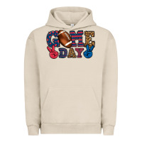 Pigment French Oak Game day red and blue Urban Hoodie - HowdyJamesFarm
