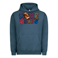 Pigment Midnight Navy Game day red and blue Urban Hoodie - HowdyJamesFarm