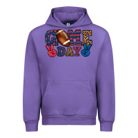 Tulip Game day red and blue Urban Hoodie - HowdyJamesFarm