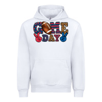 White Game day red and blue Urban Hoodie - HowdyJamesFarm