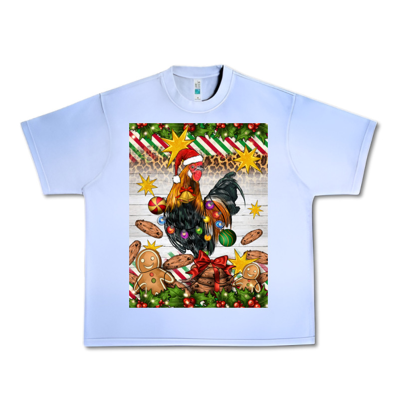 Christmas Rooster Urban Heavy Tee by Artiststas | Teevron
