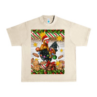 Sandshell Christmas rooster Urban Heavy Tee - Artiststas