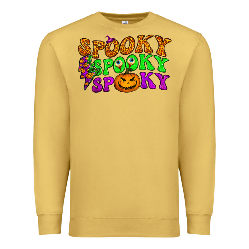 Spooky With Lightning Bolt Premium Sweatshirt by BundleAndBundleShop | Teevron