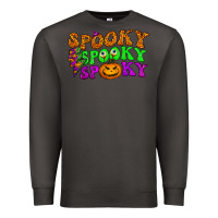 Smoke spooky with lightning bolt Premium Sweatshirt - BundleAndBundleShop