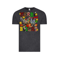 Vintage Black chicken merry and bright Vintage Tee - AdoDesignShop