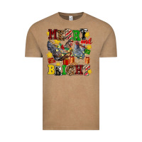 Vintage Coffee chicken merry and bright Vintage Tee - AdoDesignShop