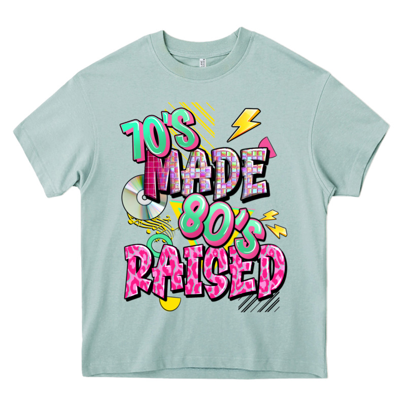 70s Made 80s Raised Heavy Core Tee by texasbilliewilder | Teevron