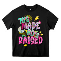 Black 70s made 80s raised Heavy Core Tee - texasbilliewilder
