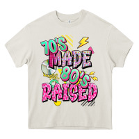 Cream 70s made 80s raised Heavy Core Tee - texasbilliewilder