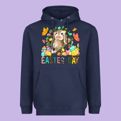 Easter Day Heavyweight Hoodie Designed By Bundleandbundleshop