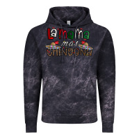 Cloud Black la mama mas chingona Vintage Hoodie - CowhideDigitalArt