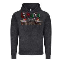 Vintage Black la mama mas chingona Vintage Hoodie - CowhideDigitalArt