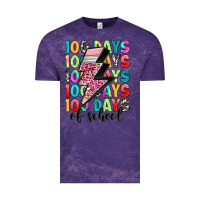 Cloud Purple 100 days of school Vintage Tee - Artiststas