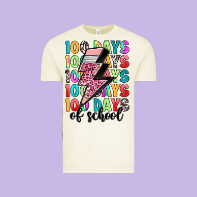 100 Days Of School Vintage Tee Designed By Artiststas