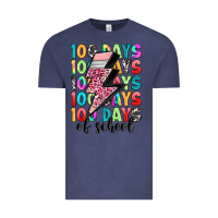 Vintage Denim 100 days of school Vintage Tee - Artiststas