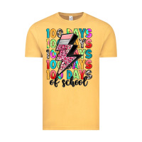 Vintage Mustard 100 days of school Vintage Tee - Artiststas