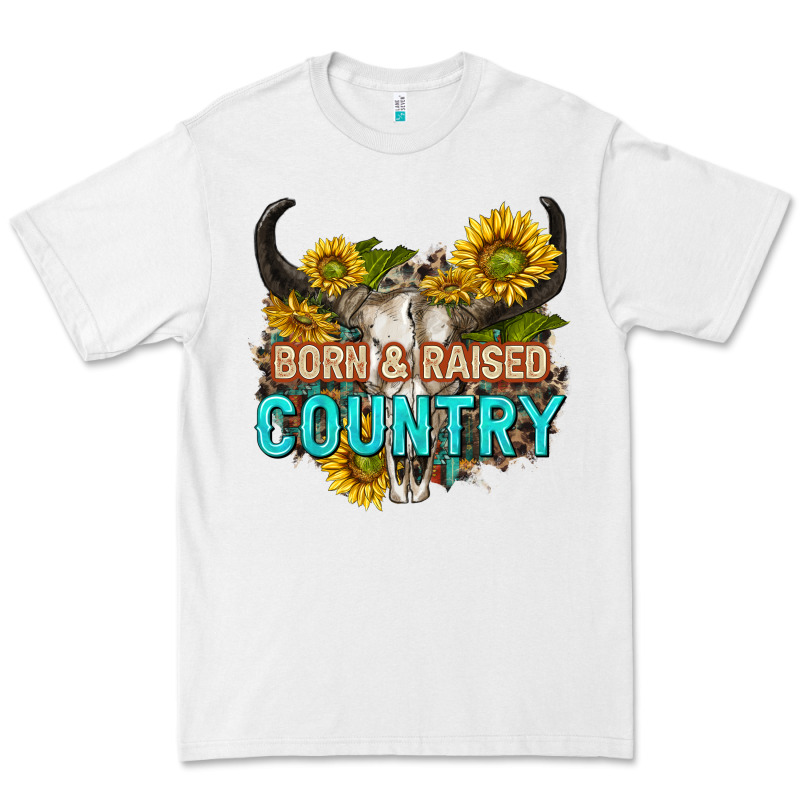 Born And Raised Country Tbw Premium Tee by texasbilliewilder | Teevron