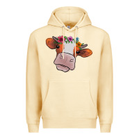 Pina Colada cow with flowers Premium Hoodie - Bettercallsaul